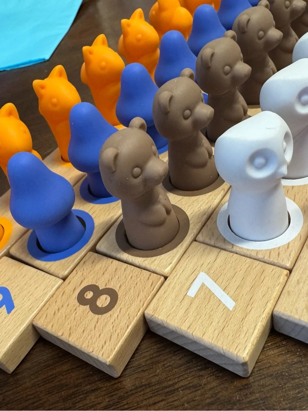 Montessori Math Bars & Number Tiles and Number Sense Nature Counters lovevery